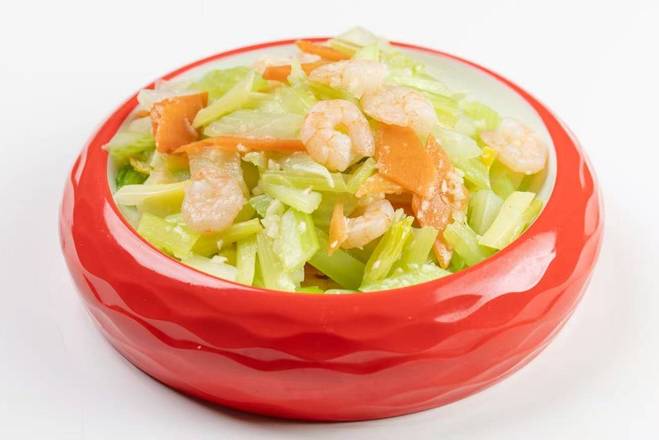 西芹拌虾仁 / Celery and Shrimp